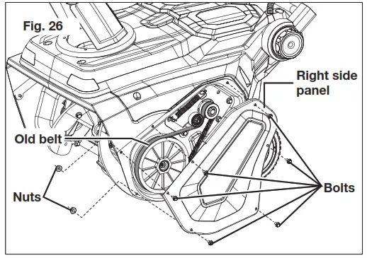 SNOWJOE iON100V-21SB-CT Cordless Snow Blower - Fig. 26