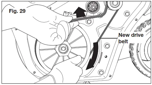SNOWJOE iON100V-21SB-CT Cordless Snow Blower - Fig. 29