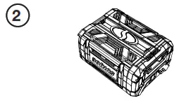 SNOWJOE iON100V-21SB-CT Cordless Snow Blower - Ion Battery2