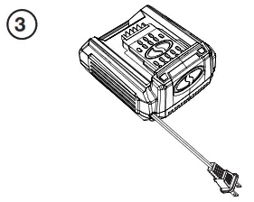 SNOWJOE iON100V-21SB-CT Cordless Snow Blower - Quick Charger