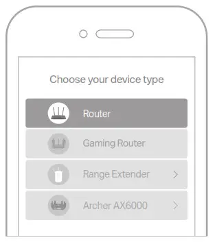 tp-link AX1800 Dual-Band Wi-Fi 6 Router -o complete the setup