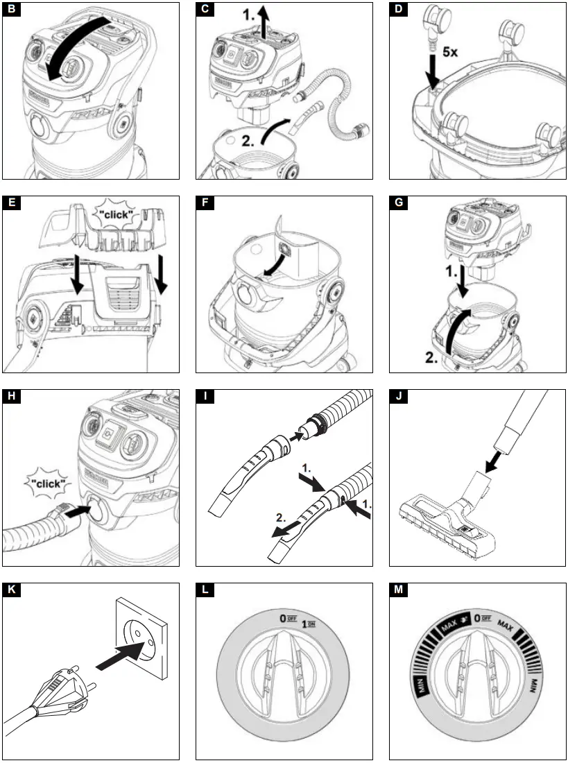 KARCHER WD, KWD Series Wet Dry Vacuum Cleaner - Overview 1