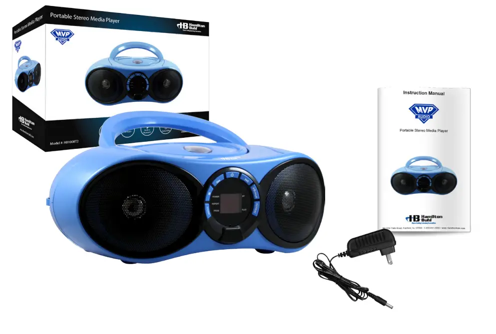 HamiltonBuhl Boombox FM Media Player-1