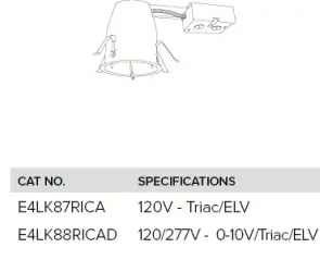 ELCO Lighting ELK4710W 4 Inch Unique Round Reflector for Koto Module-14