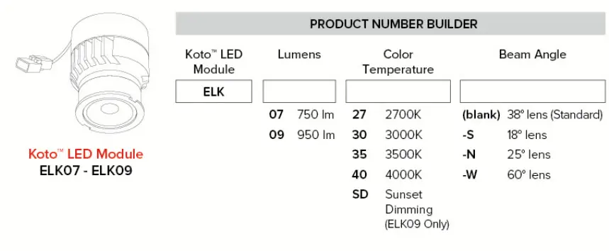 ELCO Lighting ELK4710W 4 Inch Unique Round Reflector for Koto Module-3