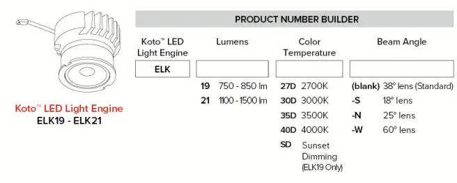 ELCO Lighting ELK4710W 4 Inch Unique Round Reflector for Koto Module-9