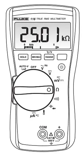FLUKE 116 True-rms Multimeter -