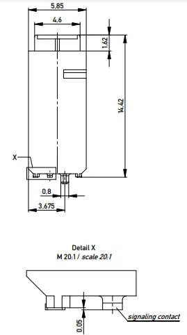 ERNI 224559 MicroSpeed Male Connector - fig