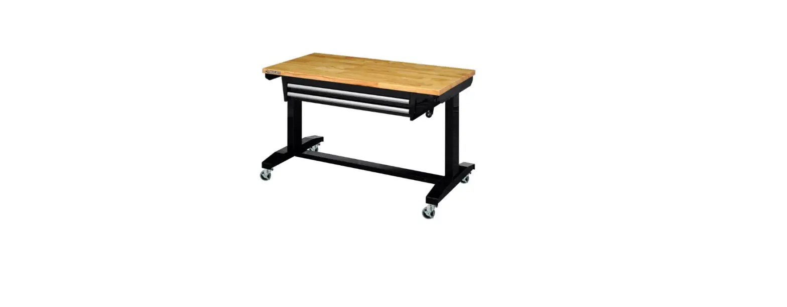 Husky Holt5202b11 Work Table With 2 Drawers User Manual