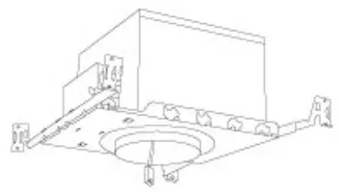 ELCO Lighting ELK430B 4 Inch Pex Round Trimless Adjustable Smooth Reflector Trim - 3