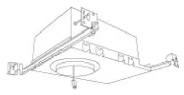 ELCO Lighting ELK430B 4 Inch Pex Round Trimless Adjustable Smooth Reflector Trim - 4