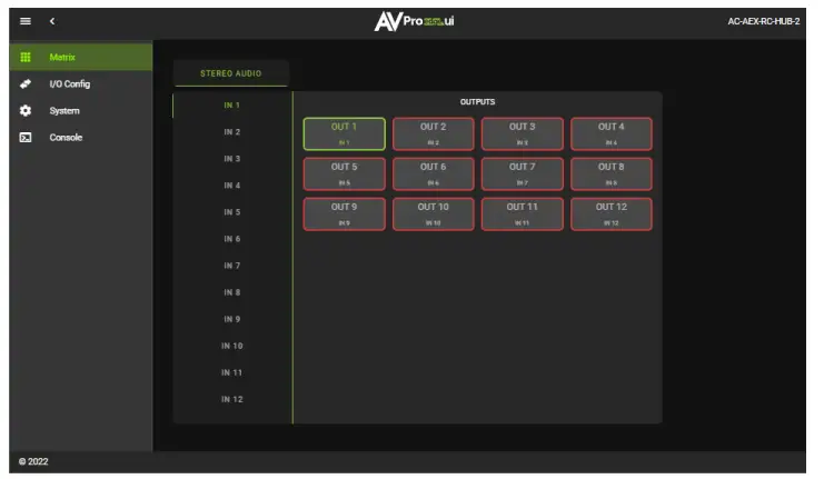 AV-Pro-edge-AC-AEX-RC-HUB-Audio-Centralizer-With-Stereo-Matrixing-FIG-32