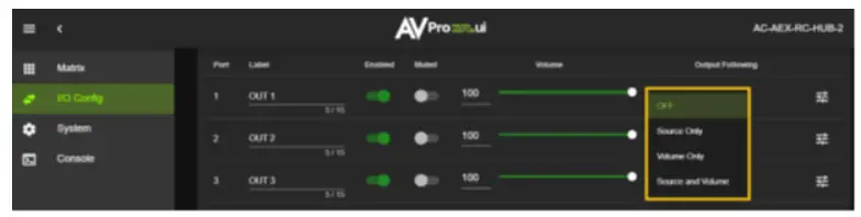AV-Pro-edge-AC-AEX-RC-HUB-Audio-Centralizer-With-Stereo-Matrixing-FIG-37