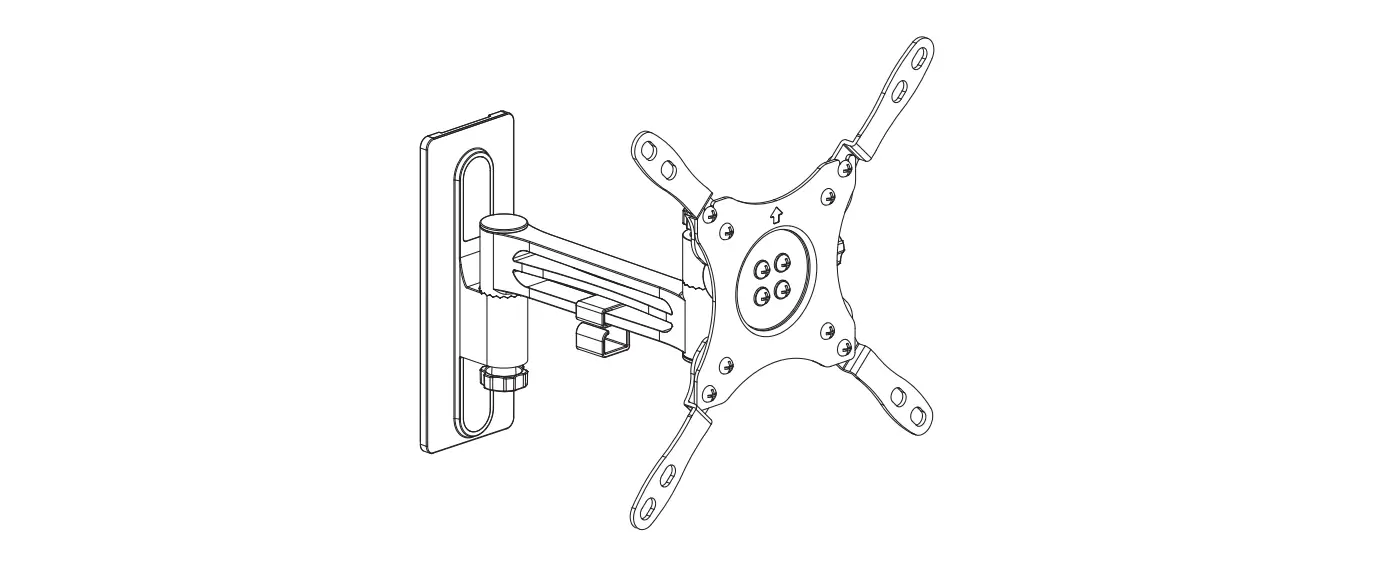 Wali 1343lks Full-motion Tv Wall Mount Installation Guide