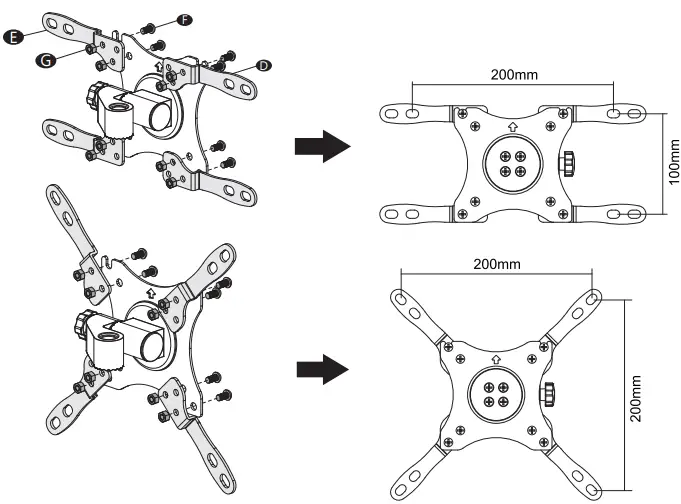 WALI 1343LKS Full-Motion TV Wall Mount-FIG11