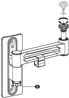 WALI 1343LKS Full-Motion TV Wall Mount-FIG3