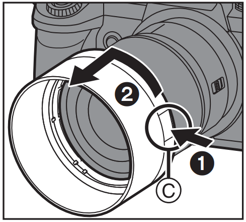 Panasonic S S50 Interchangeable Lens for Digital Camera - direction