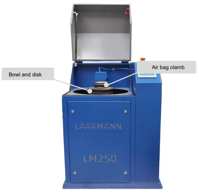 LAARMANN LM250 LM1000 Pulveriser Ring Mill - Figure 1