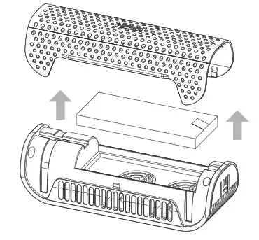Sumbeam SAP Series ON the Go Fresh Portable Air Purifier - Replacing filter