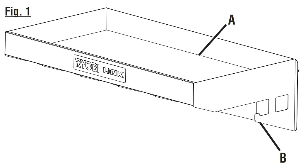 ATTACHINg THE HANGING SHELF
