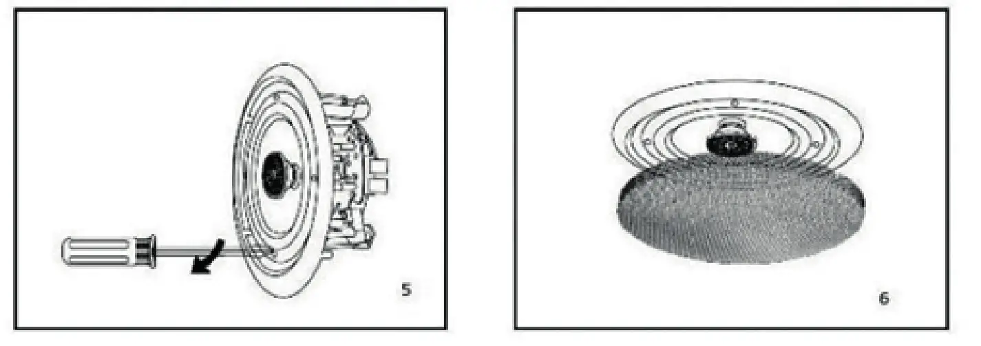 AUDIBAX CM808L-BT White Bluetooth Ceiling Speakers 8 Inches -