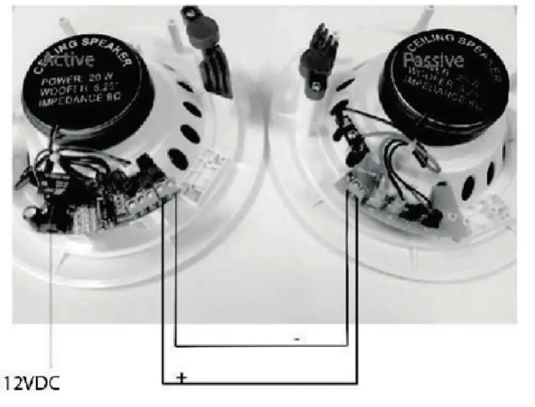 AUDIBAX CM808L-BT White Bluetooth Ceiling Speakers 8 Inches - Fig