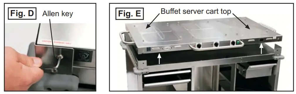 Cadco CBC-DC-LST Mobile Sampling Cart - fig 3