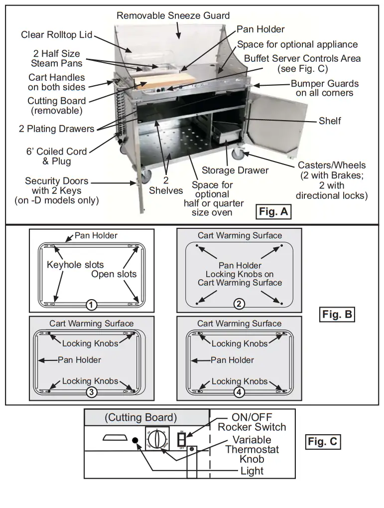 Cadco CBC-DC-LST Mobile Sampling Cart - fig 5