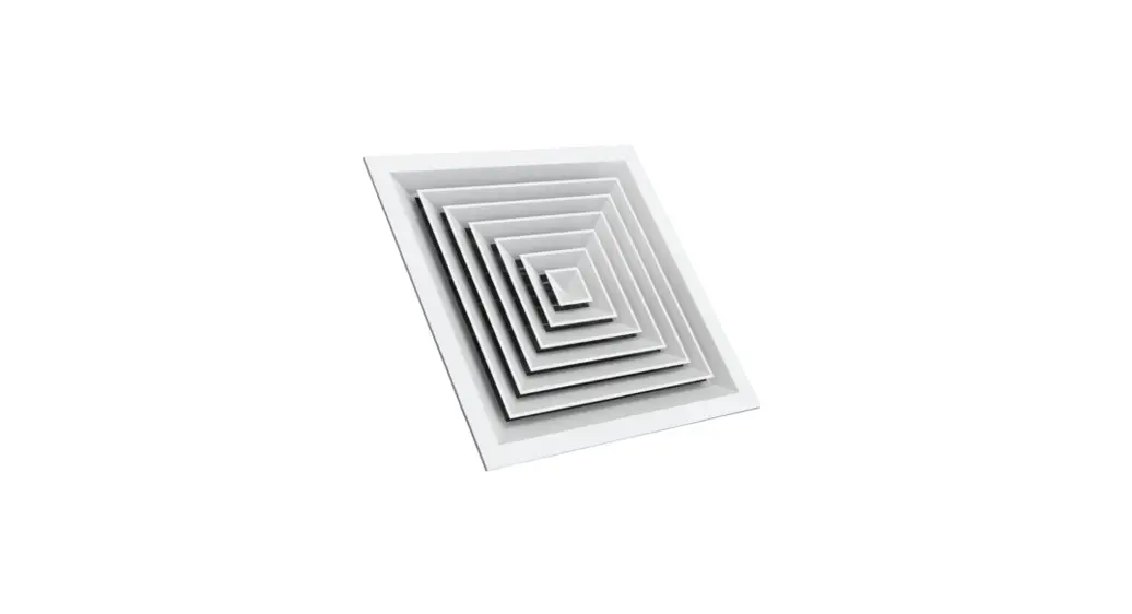 Systemair Kvadra-150 Ceiling Installation Exhaust Diffuser Instructions Systemair Kvadra-150 Ceiling Installation Exhaust Diffuser Instructions