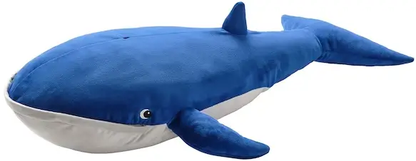 IKEA 605.262.26 BLÅVINGAD Soft Toy Blue Whale