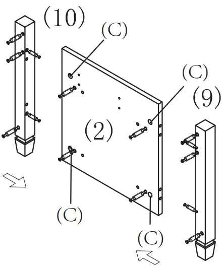 ANGELES HOME 8CK-65HW716WH 41 Inch L White Rectangle Wood Lift Top Coffee Table - 10