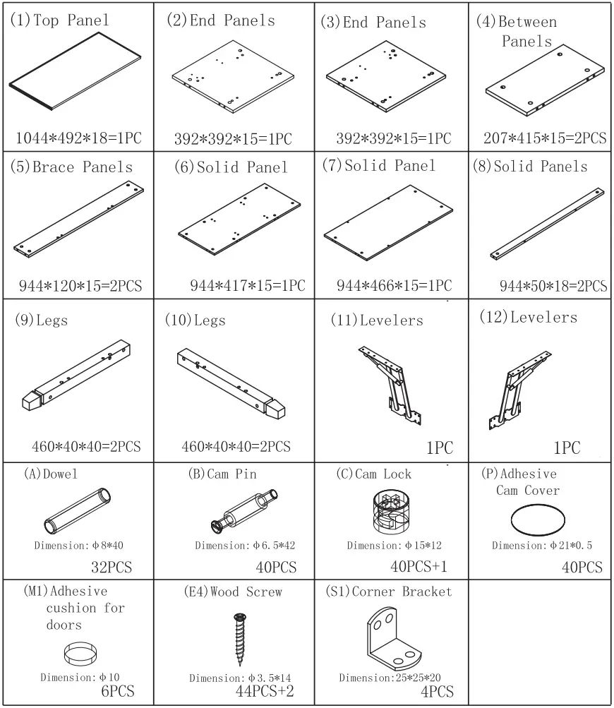 ANGELES HOME 8CK-65HW716WH 41 Inch L White Rectangle Wood Lift Top Coffee Table - 2