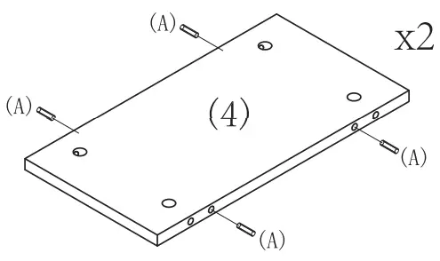ANGELES HOME 8CK-65HW716WH 41 Inch L White Rectangle Wood Lift Top Coffee Table - step3