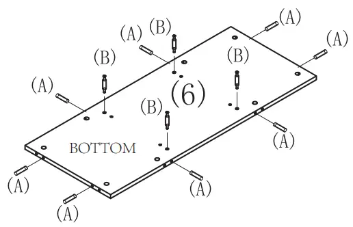 ANGELES HOME 8CK-65HW716WH 41 Inch L White Rectangle Wood Lift Top Coffee Table - step5