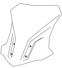 Puig BMW G310GS 17 Touring Screen - fig 3