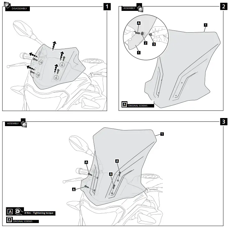 Puig BMW G310GS 17 Touring Screen - fig 6