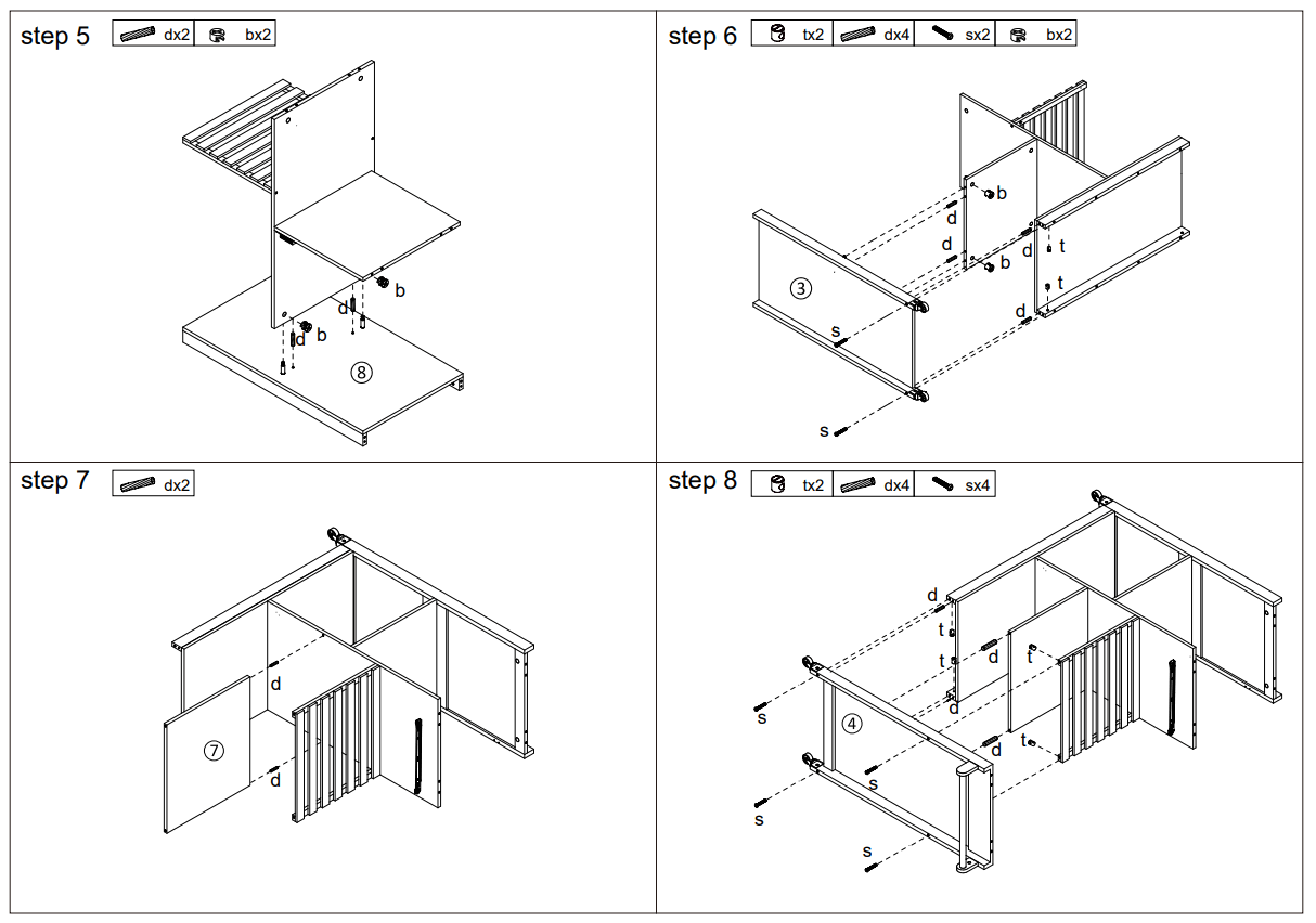 Kmart 43150861 Large White Cupboard Trolley - fig1