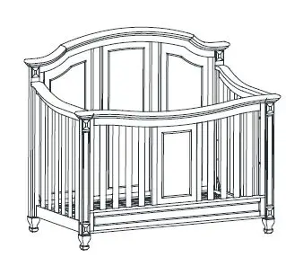 evolur-ADELE-5-in-1-Convertible-Crib-in-Creme-Brulee-1