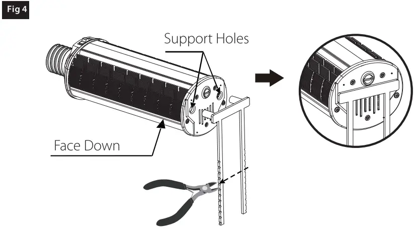 RAB Lighting HIDFA XXS H E26 8CCT BYP Wall Pack Series - Figure 4