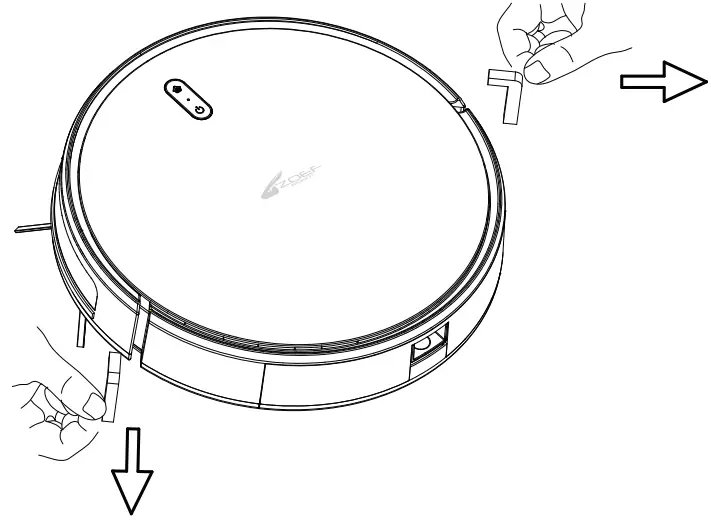ZOEF ROBOT AS20Z NL V3 Anna Robotic Vacuum Cleaner -Bumper Protective Strip