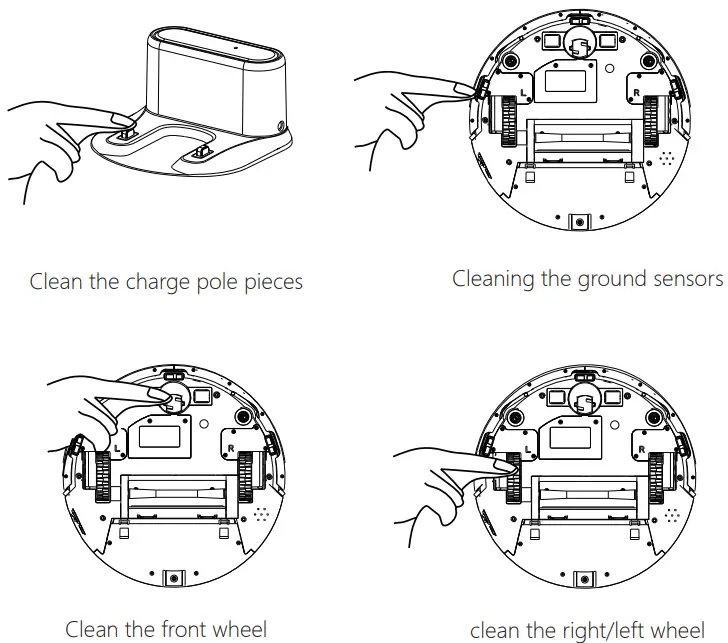 ZOEF ROBOT AS20Z NL V3 Anna Robotic Vacuum Cleaner -Component maintenance