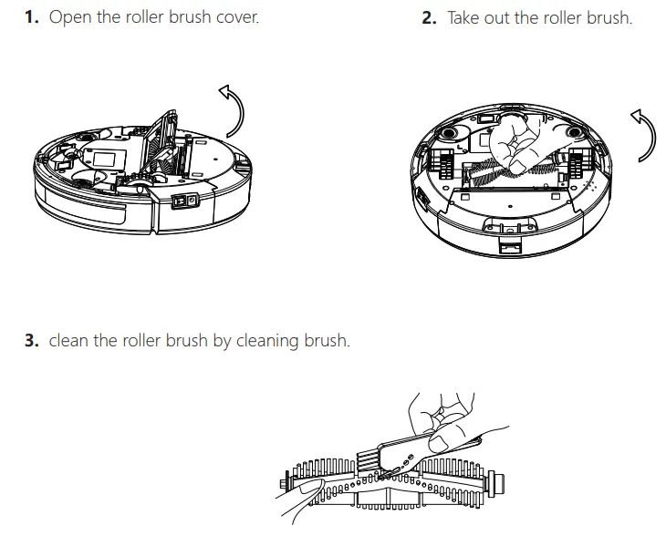 ZOEF ROBOT AS20Z NL V3 Anna Robotic Vacuum Cleaner -Main Roller Brush