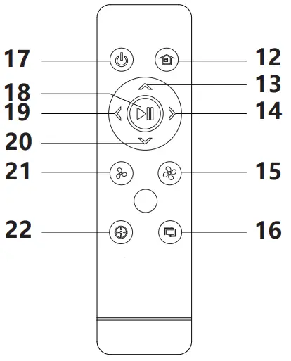 ZOEF ROBOT AS20Z NL V3 Anna Robotic Vacuum Cleaner -Remote Controller