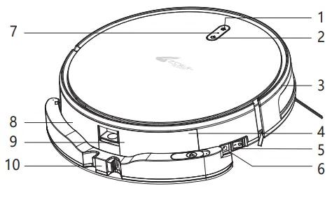 ZOEF ROBOT AS20Z NL V3 Anna Robotic Vacuum Cleaner -TOP