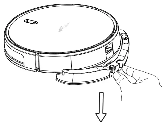 ZOEF ROBOT AS20Z NL V3 Anna Robotic Vacuum Cleaner -Take out Water Tank