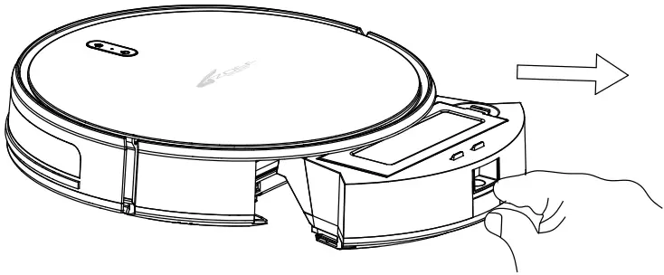ZOEF ROBOT AS20Z NL V3 Anna Robotic Vacuum Cleaner -Water Tank3