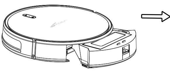 ZOEF ROBOT AS20Z NL V3 Anna Robotic Vacuum Cleaner -dust bin&Filter1