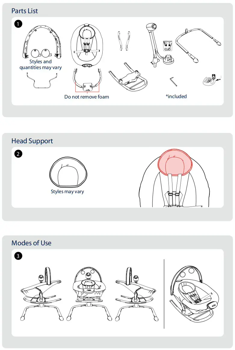 GRACO GIM-0053I Duet Sway - fig 1