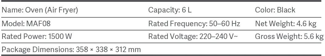 xiaomi-MAF08 -Fryer-6L-FIG-8