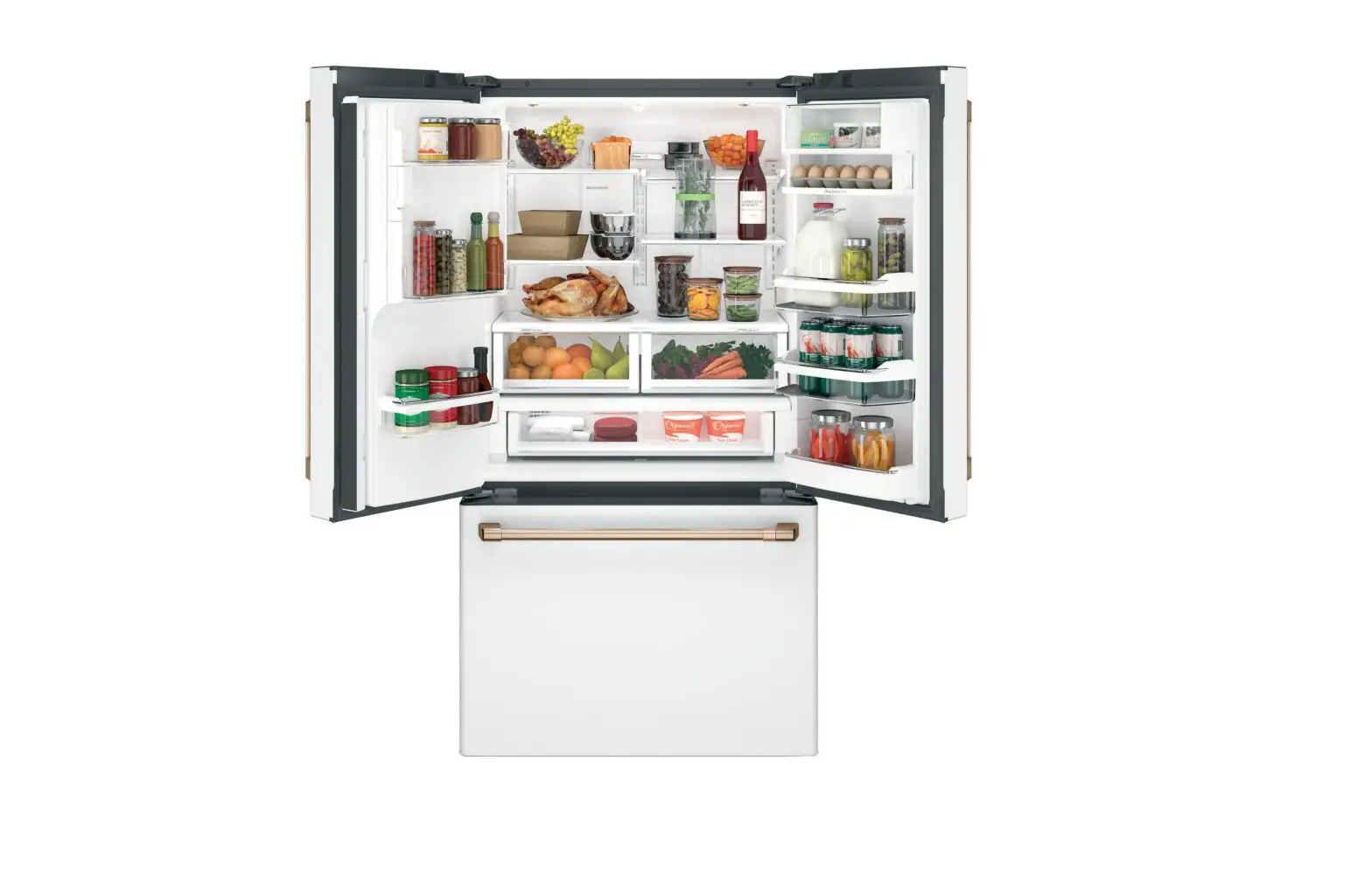 Caf Cye22tp4mw2 Smart Counter Depth French Door Refrigerator Owner's Manual